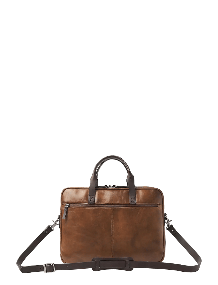 Castelijn & Beerens - RIEN Laptop Bag 15.6" double zip - computertasker - natural - 1