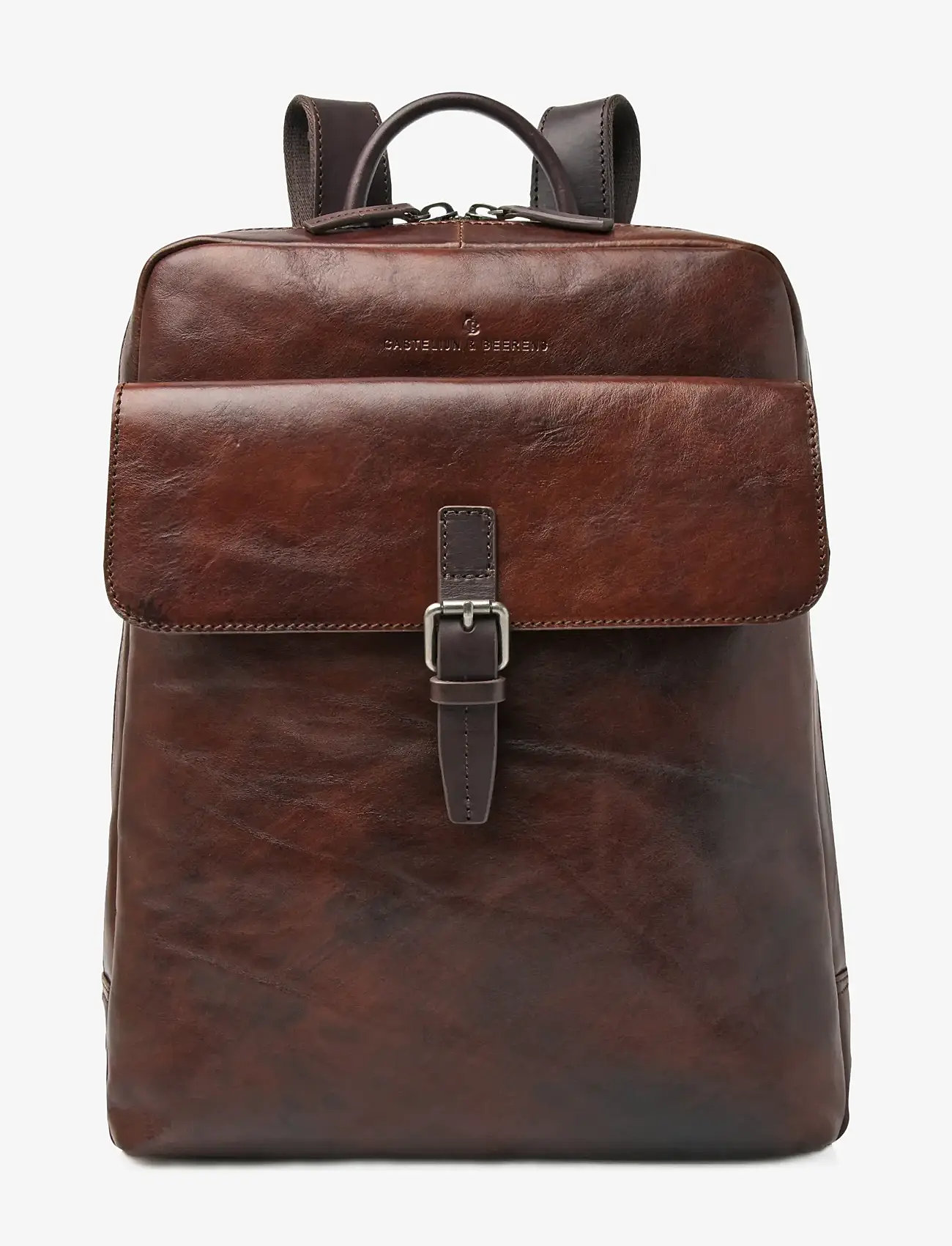 Castelijn & Beerens - RIEN Laptop Backpack 15.6" - business-rygsække - cognac - 0