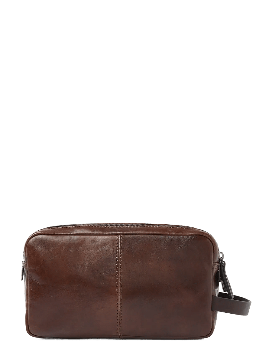 Castelijn & Beerens - RIEN Washbag - toilettasker - cognac - 1