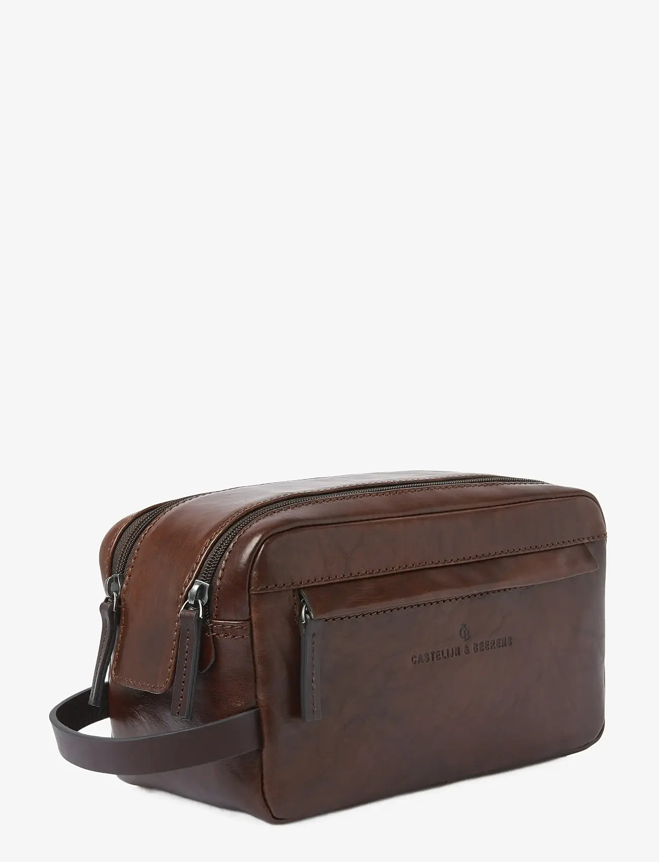 Castelijn & Beerens - RIEN Washbag - toiletry bags - cognac - 2