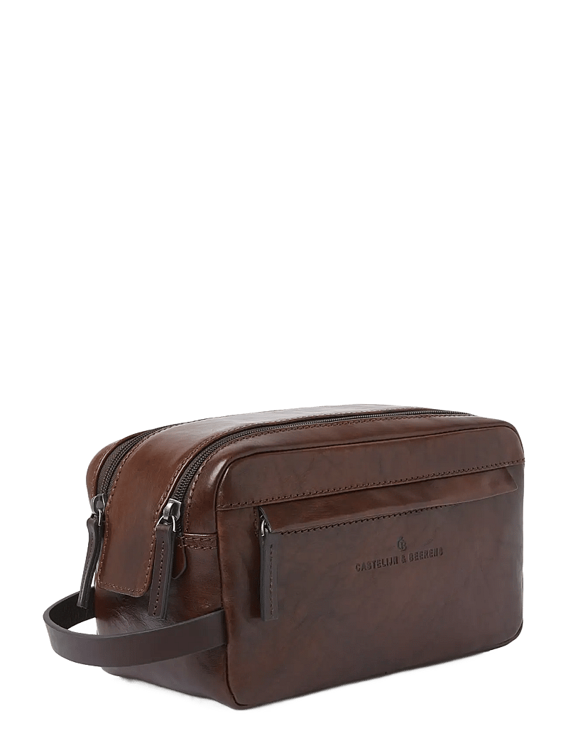 Castelijn & Beerens - RIEN Washbag - toiletry bags - cognac - 2