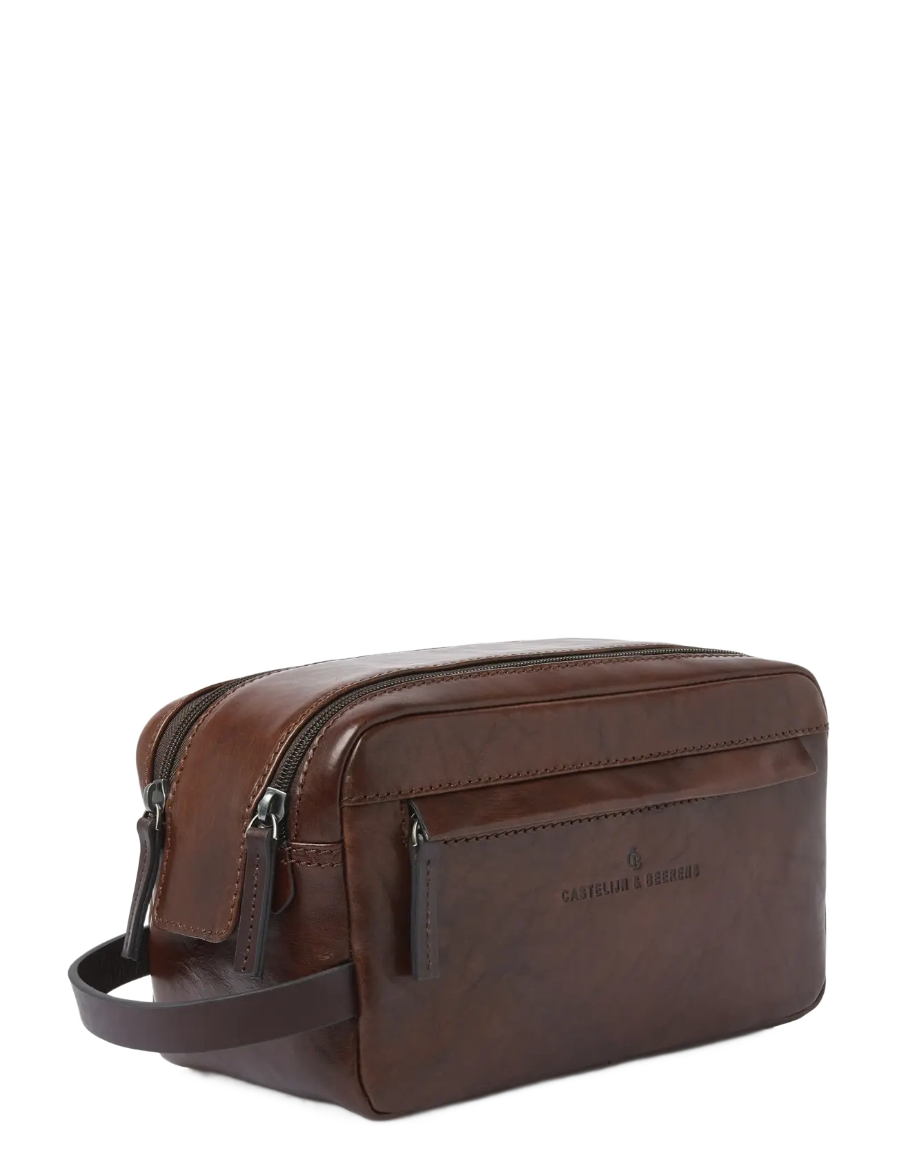 Castelijn & Beerens - RIEN Washbag - toilettasker - cognac - 2