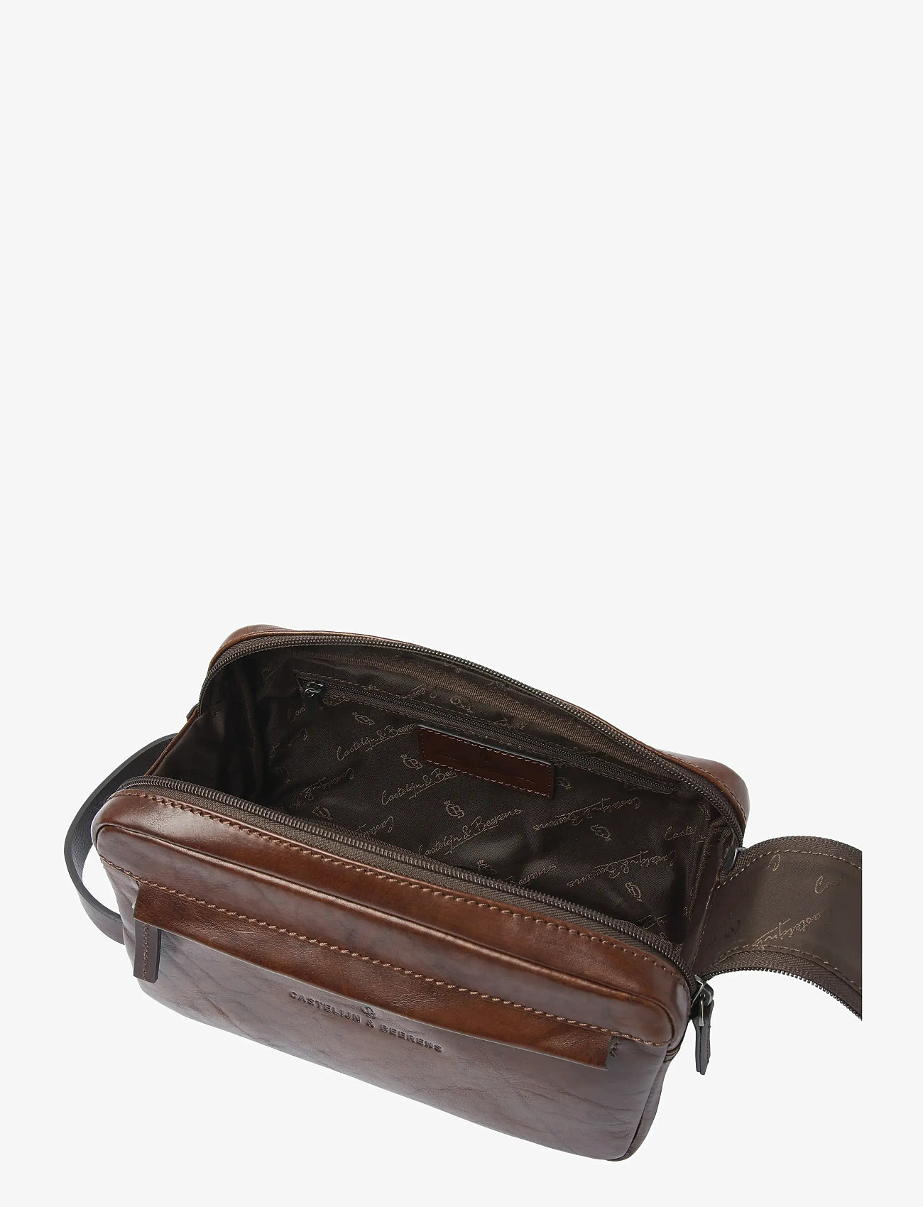 Castelijn & Beerens - RIEN Washbag - toiletry bags - cognac - 3