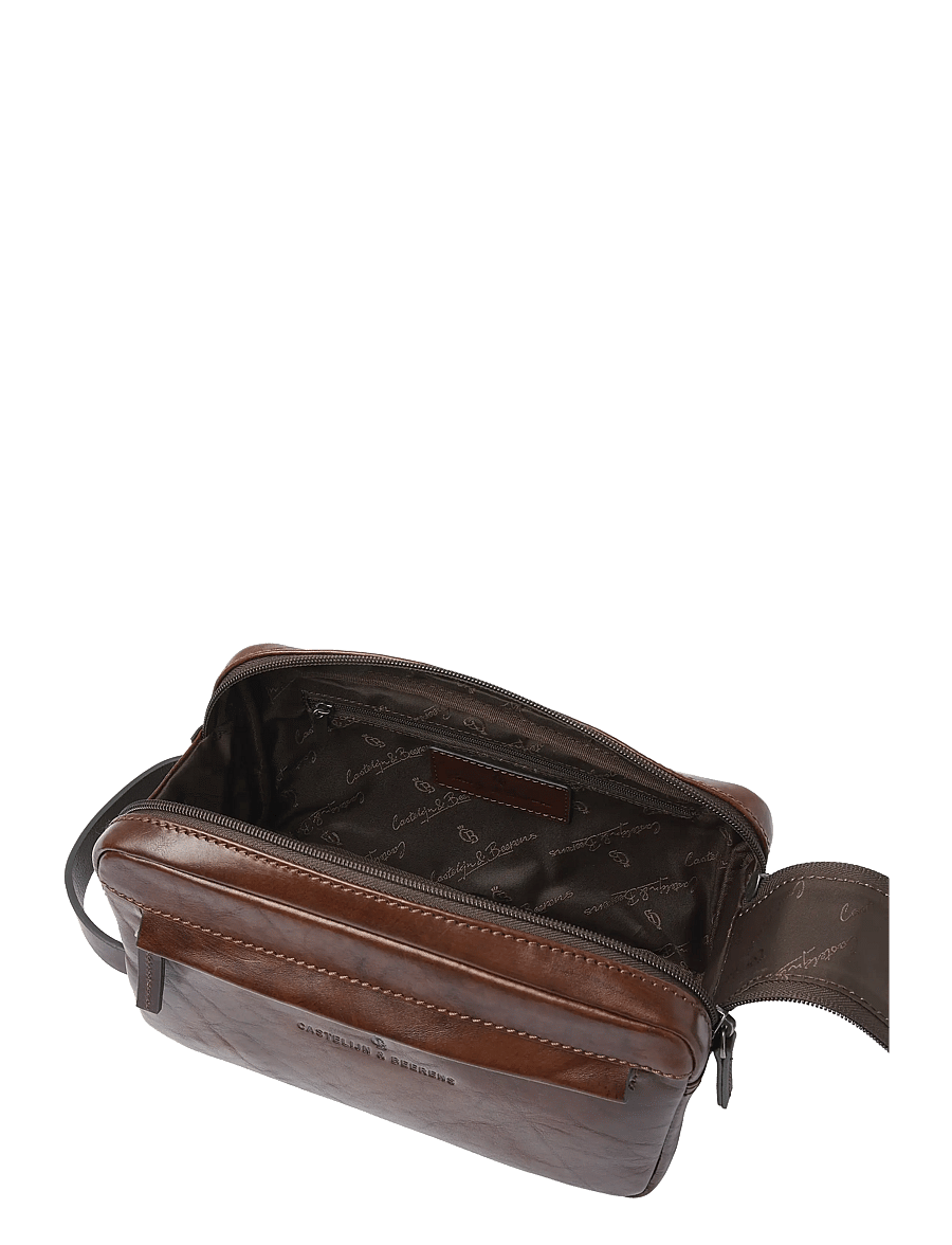Castelijn & Beerens - RIEN Washbag - toilettasker - cognac - 3