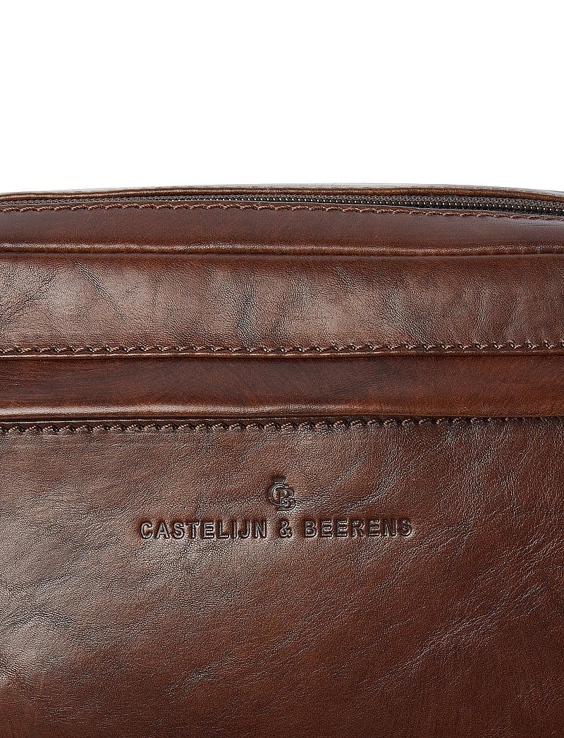 Castelijn & Beerens - RIEN Washbag - toiletry bags - cognac - 4