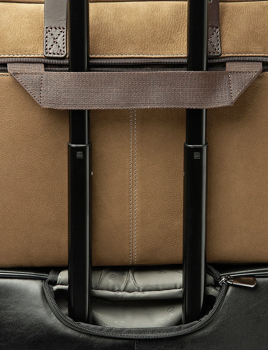 Castelijn & Beerens - NUBUCK Laptop Bag 15.6" - computertasker - taupe - 3