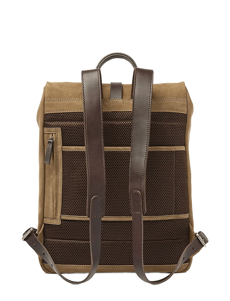 Castelijn & Beerens - NUBUCK Backpack 15.6" - business-rygsække - taupe - 1