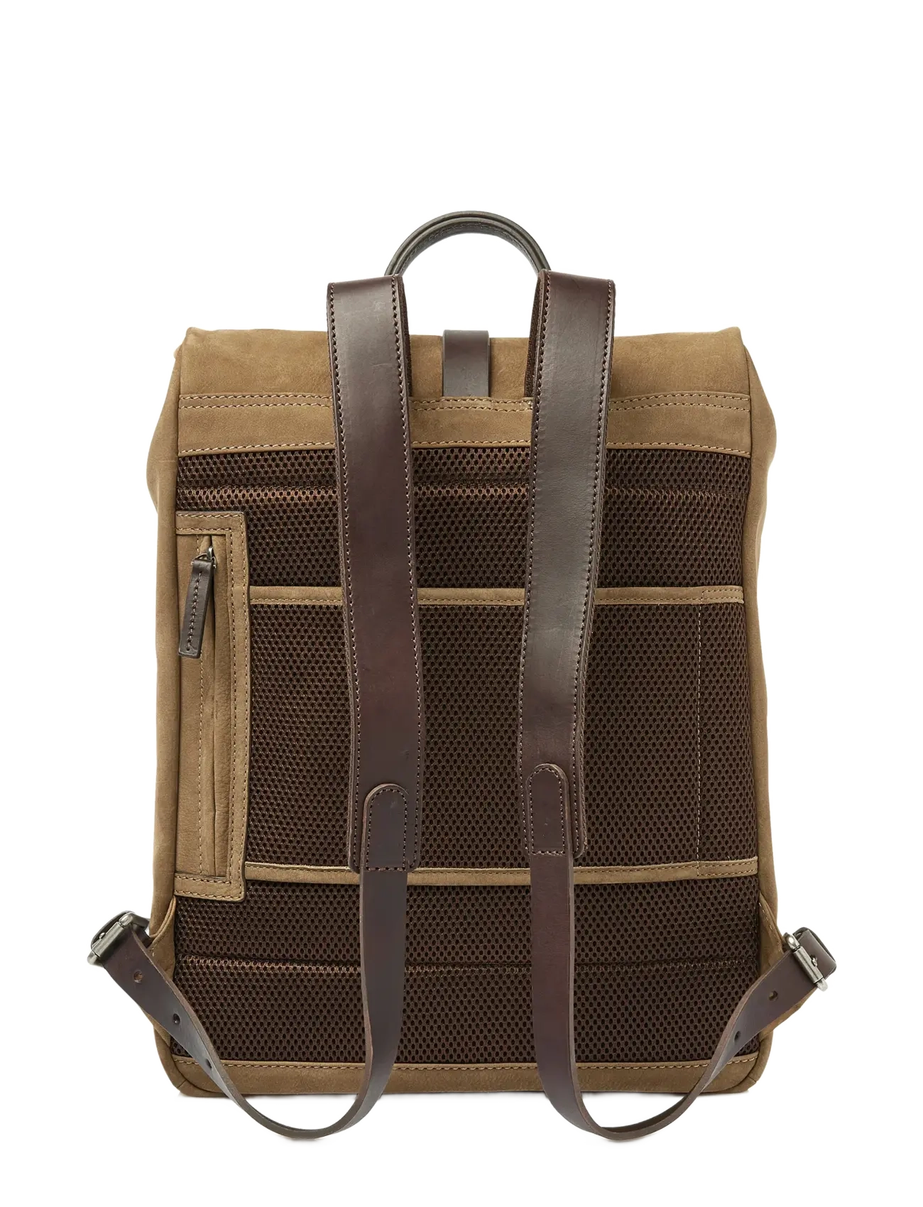 Castelijn & Beerens - NUBUCK Backpack 15.6" - affärsryggsäckar - taupe - 1
