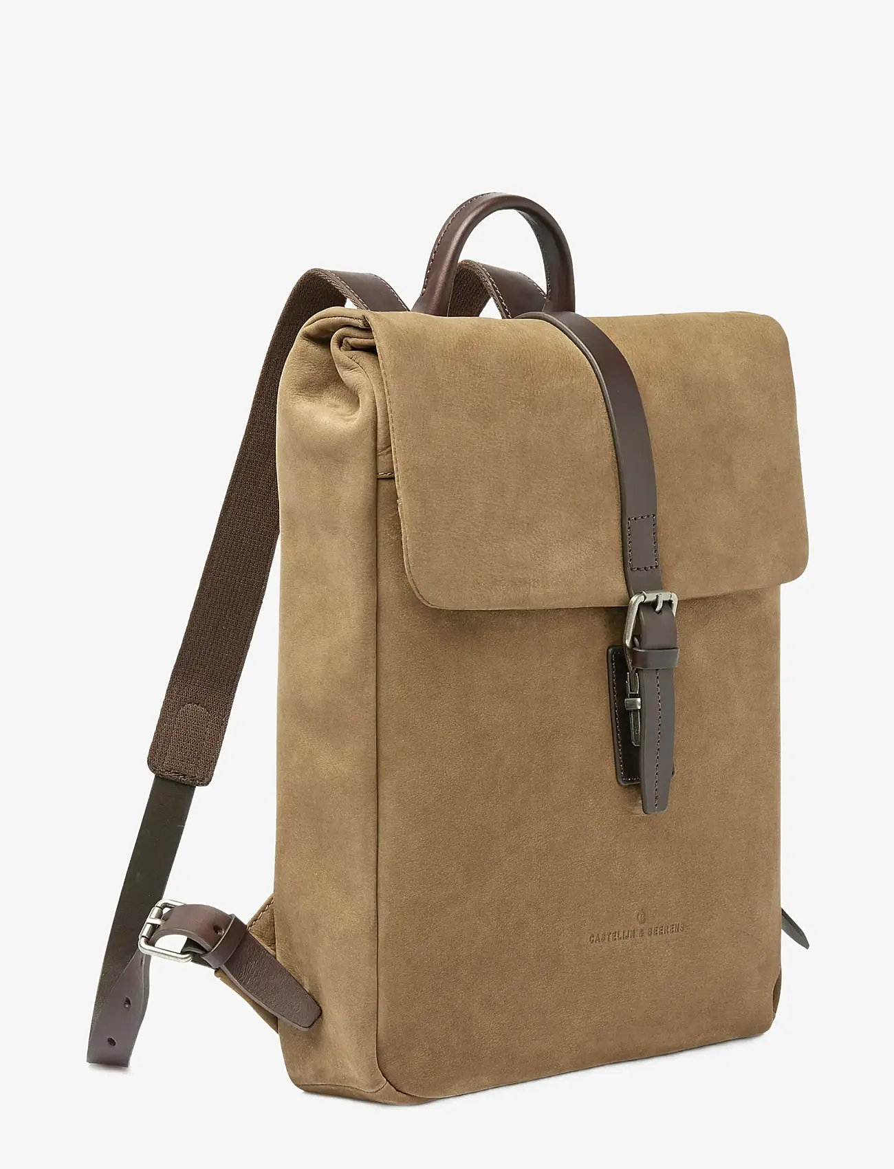 Castelijn & Beerens - NUBUCK Backpack 15.6" - business-rygsække - taupe - 2