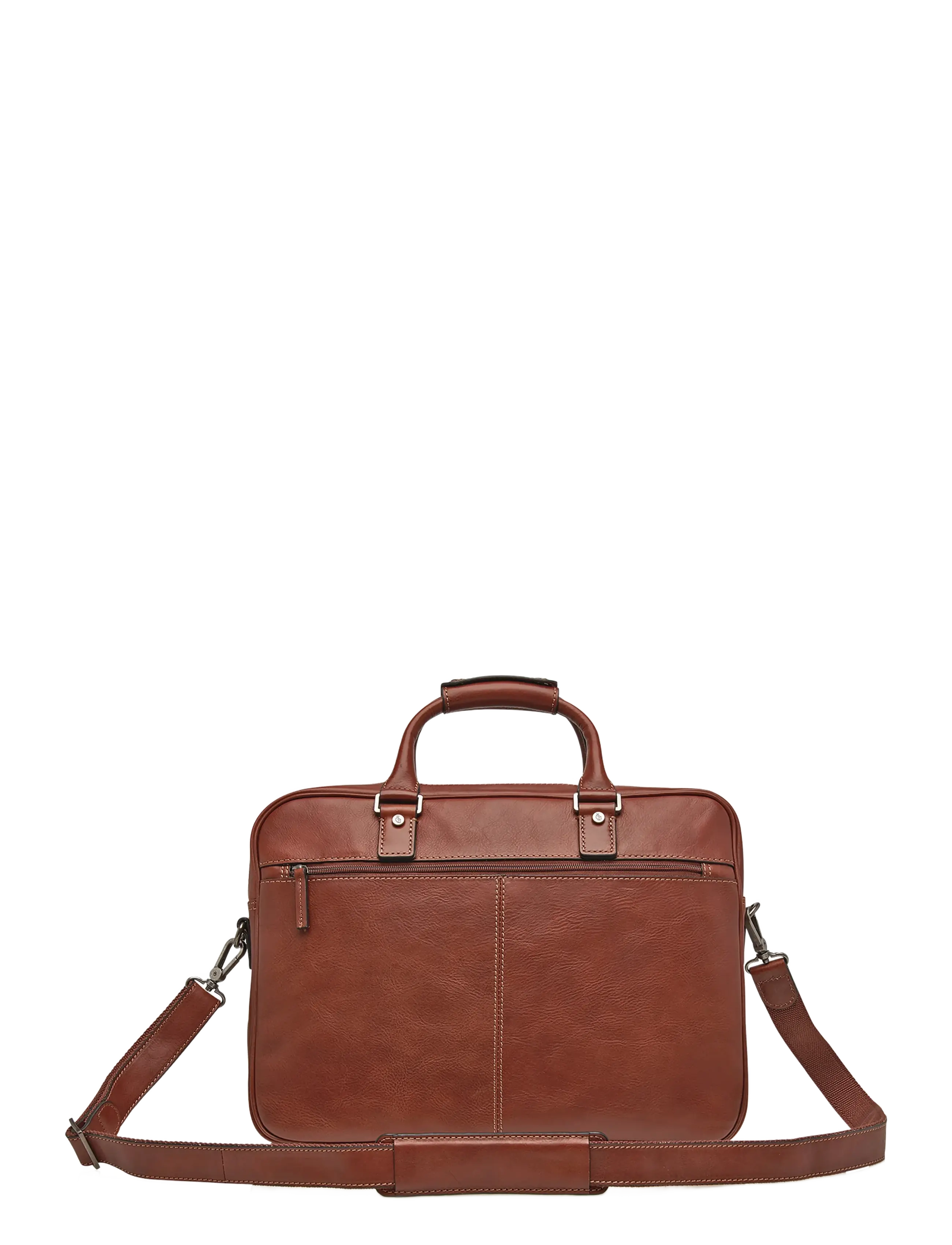 Castelijn & Beerens - VERONA Laptop Bag 15.6" single zip - computertasker - light brown - 1