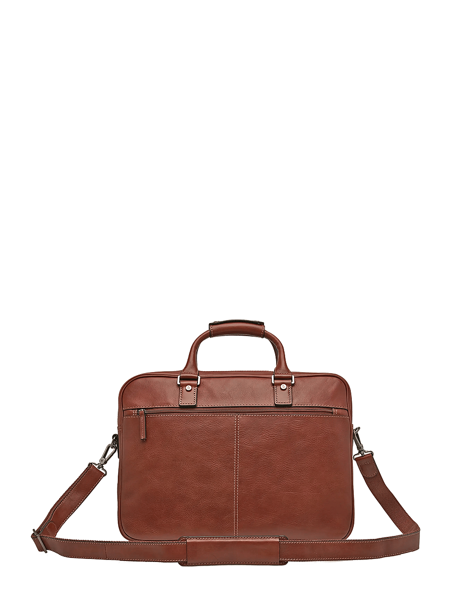 Castelijn & Beerens - VERONA Laptop Bag 15.6" single zip - computertasker - light brown - 1