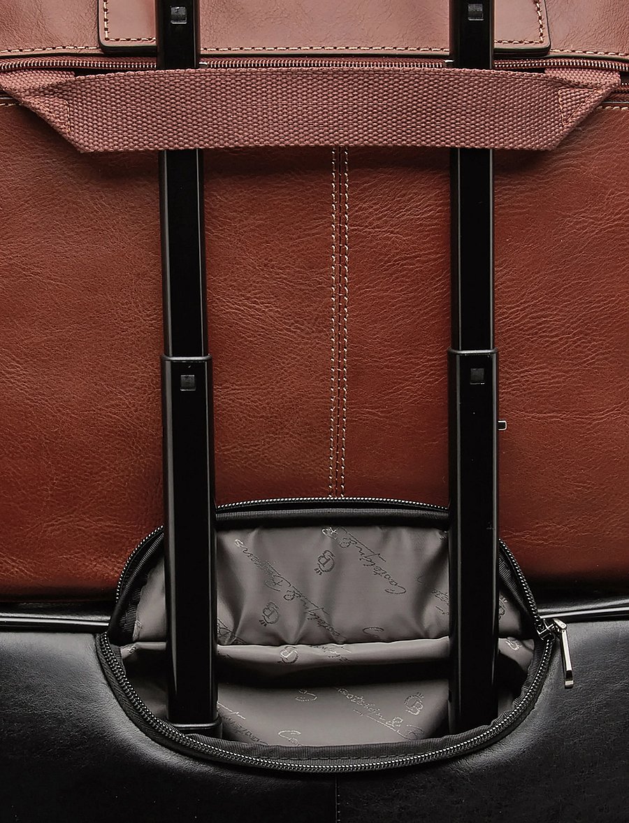 Castelijn & Beerens - VERONA Laptop Bag 15.6" single zip - computertasker - light brown - 4