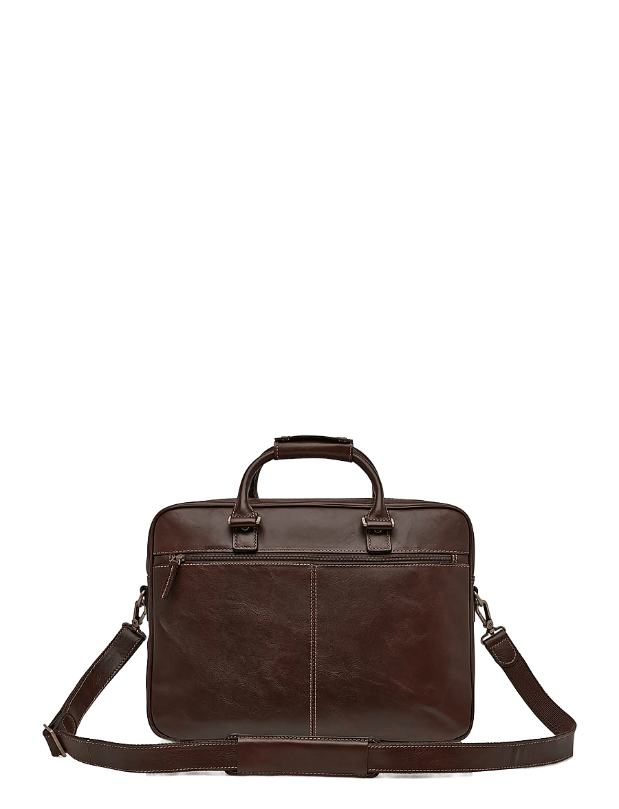 Castelijn & Beerens - VERONA Laptop Bag 15.6" single zip - laptopväskor - mocca - 1