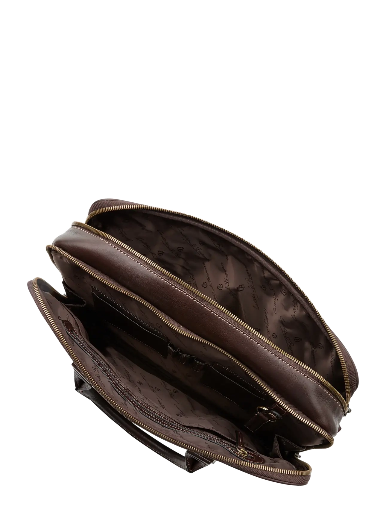 Castelijn & Beerens - VERONA Laptop Bag 15.6" double zip - tietokonelaukut - mocca - 2