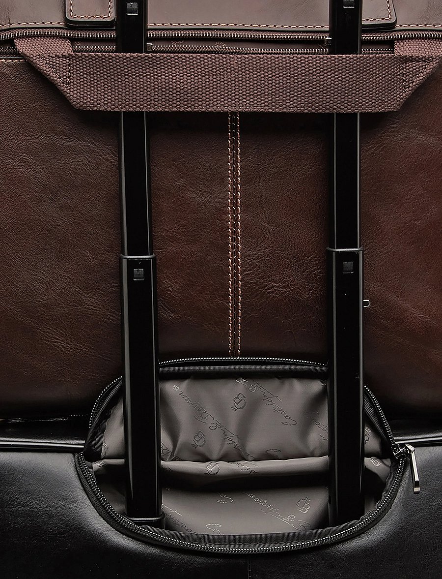 Castelijn & Beerens - VERONA Laptop Bag 15.6" double zip - tietokonelaukut - mocca - 3