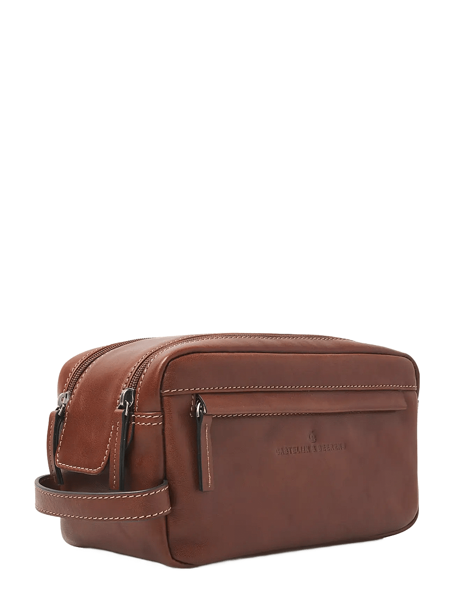 Castelijn & Beerens - VERONA Washbag - toalettmapper - light brown - 2
