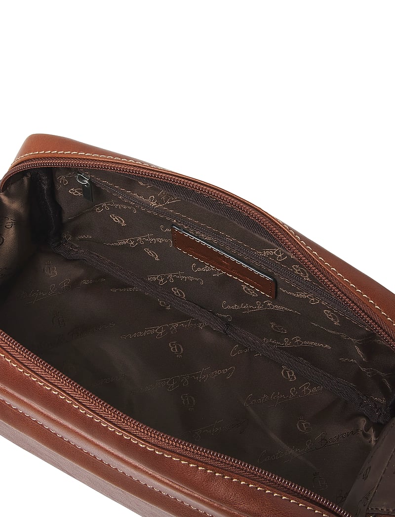 Castelijn & Beerens - VERONA Washbag - toilettasker - light brown - 4
