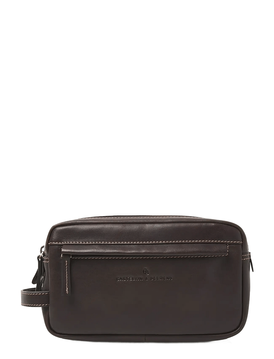 Castelijn & Beerens - VERONA Washbag - toilettasker - mocca - 0