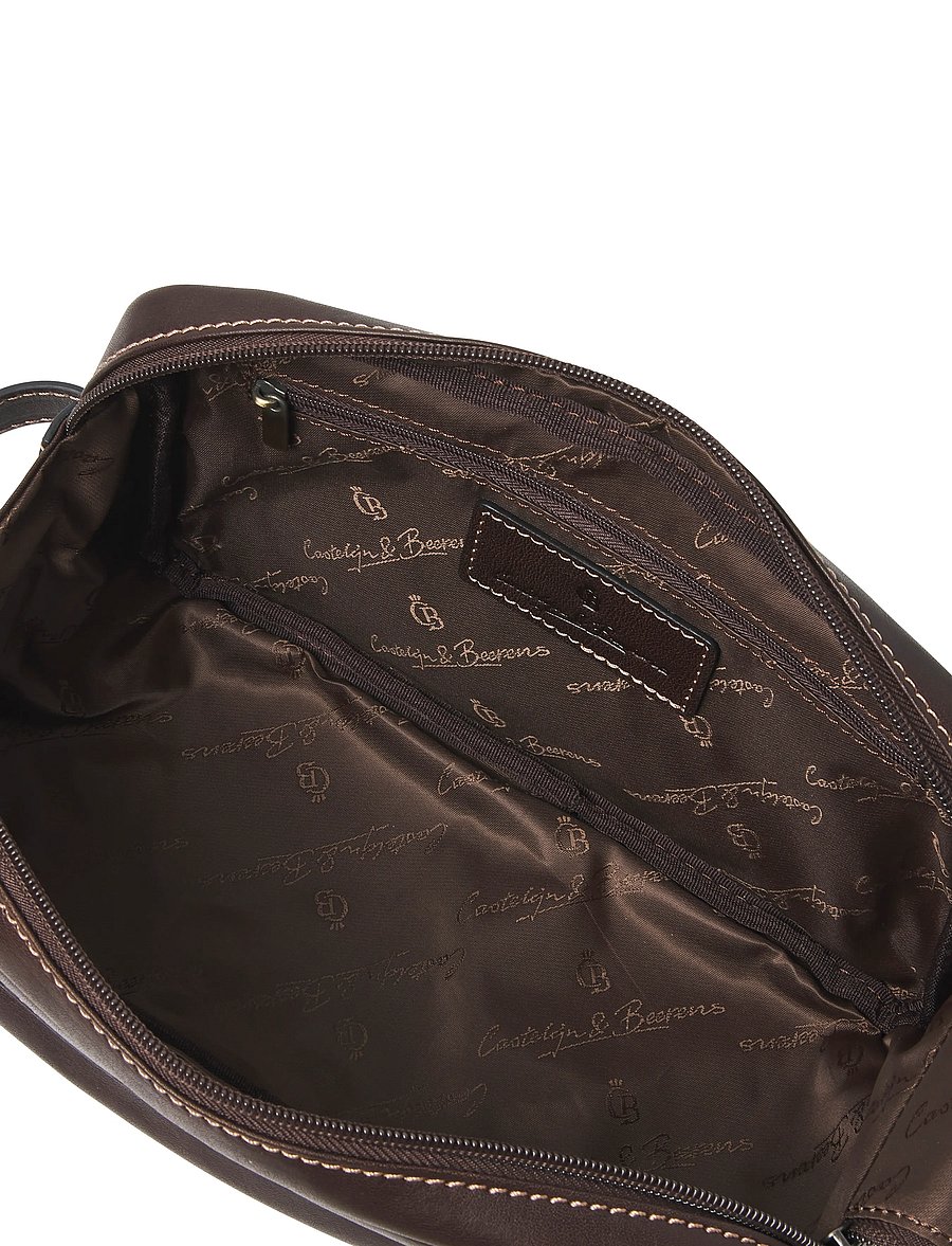 Castelijn & Beerens - VERONA Washbag - toilettasker - mocca - 4