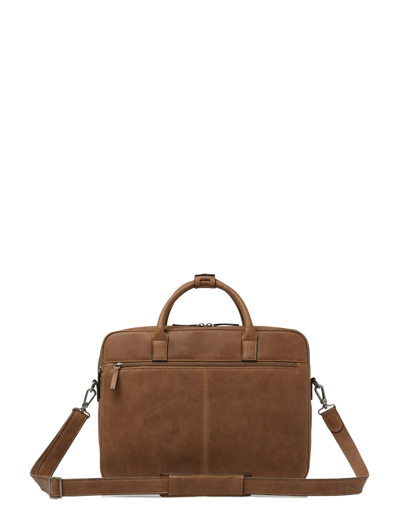 Castelijn & Beerens - CARISMA Laptop Bag 15,6" double zip - computertasker - cognac - 1