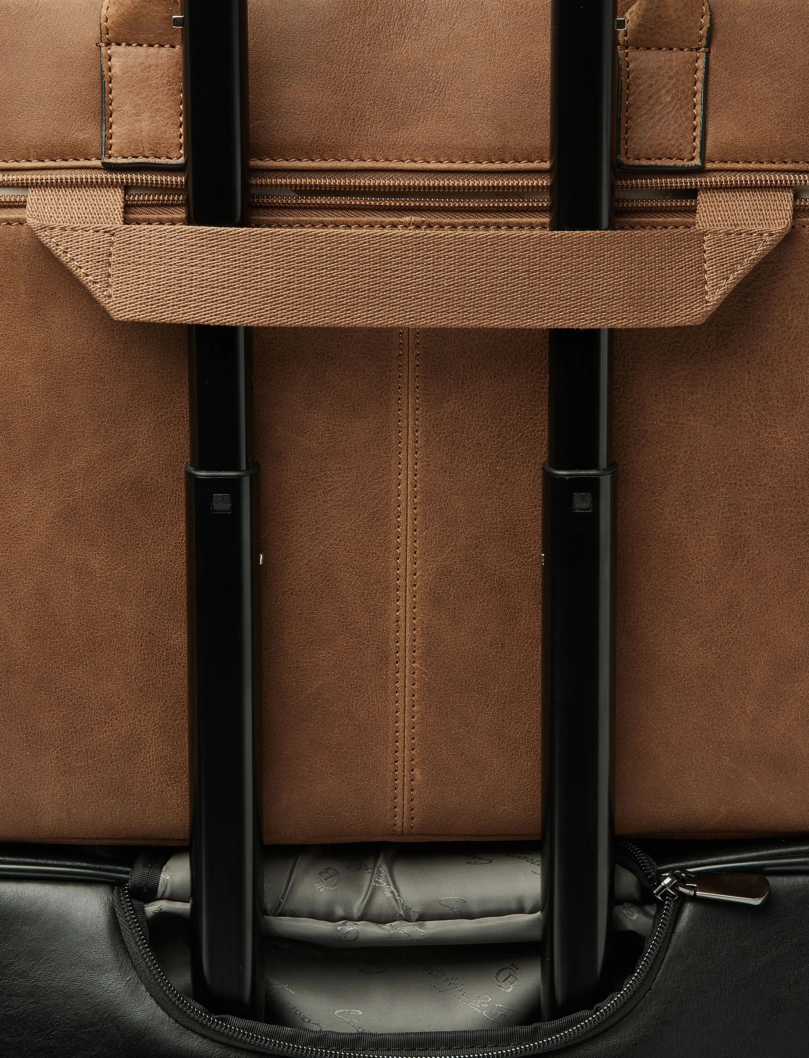 Castelijn & Beerens - CARISMA Laptop Bag 15,6" double zip - computertasker - cognac - 4