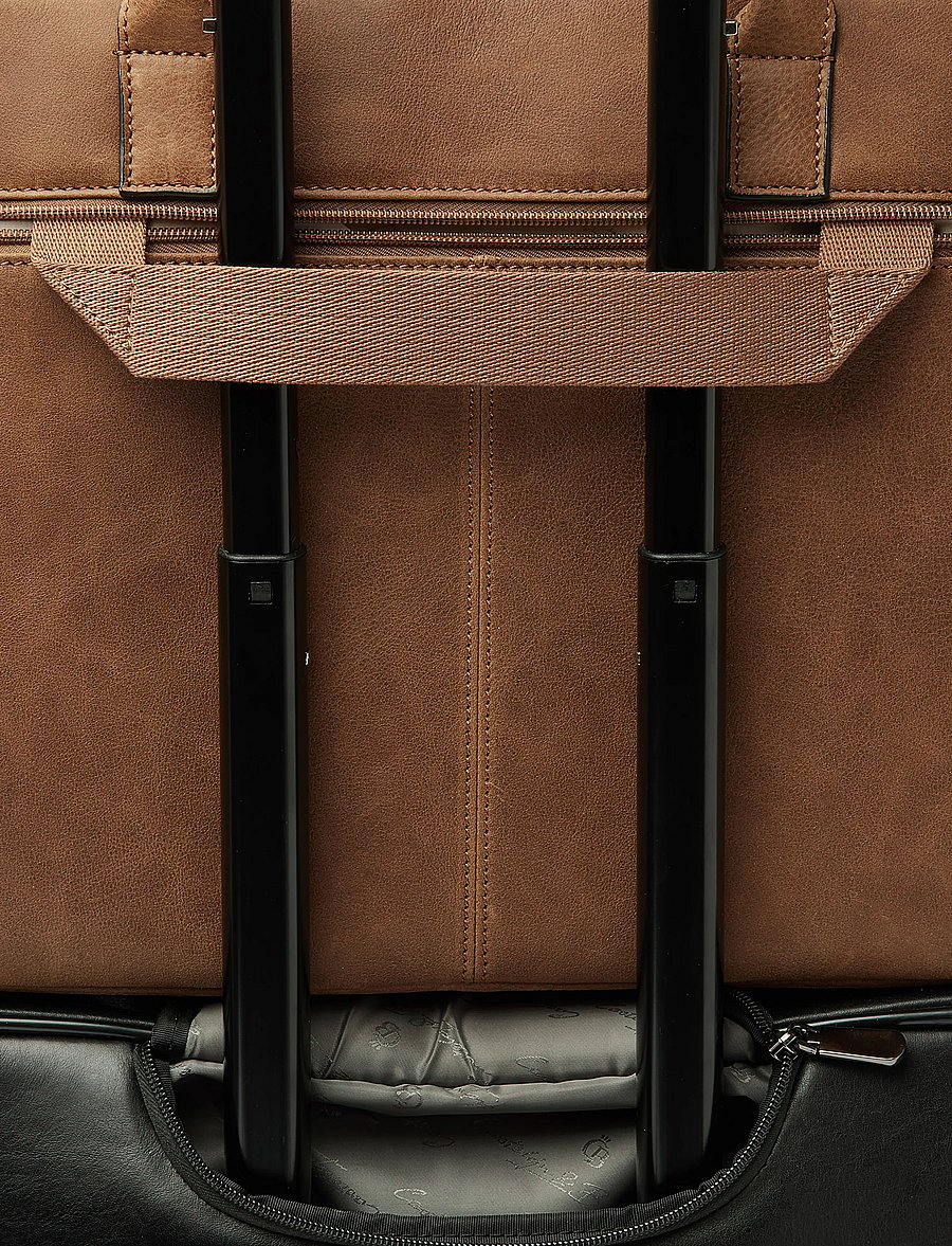 Castelijn & Beerens - CARISMA Laptop Bag 15,6" double zip - computertasker - cognac - 4