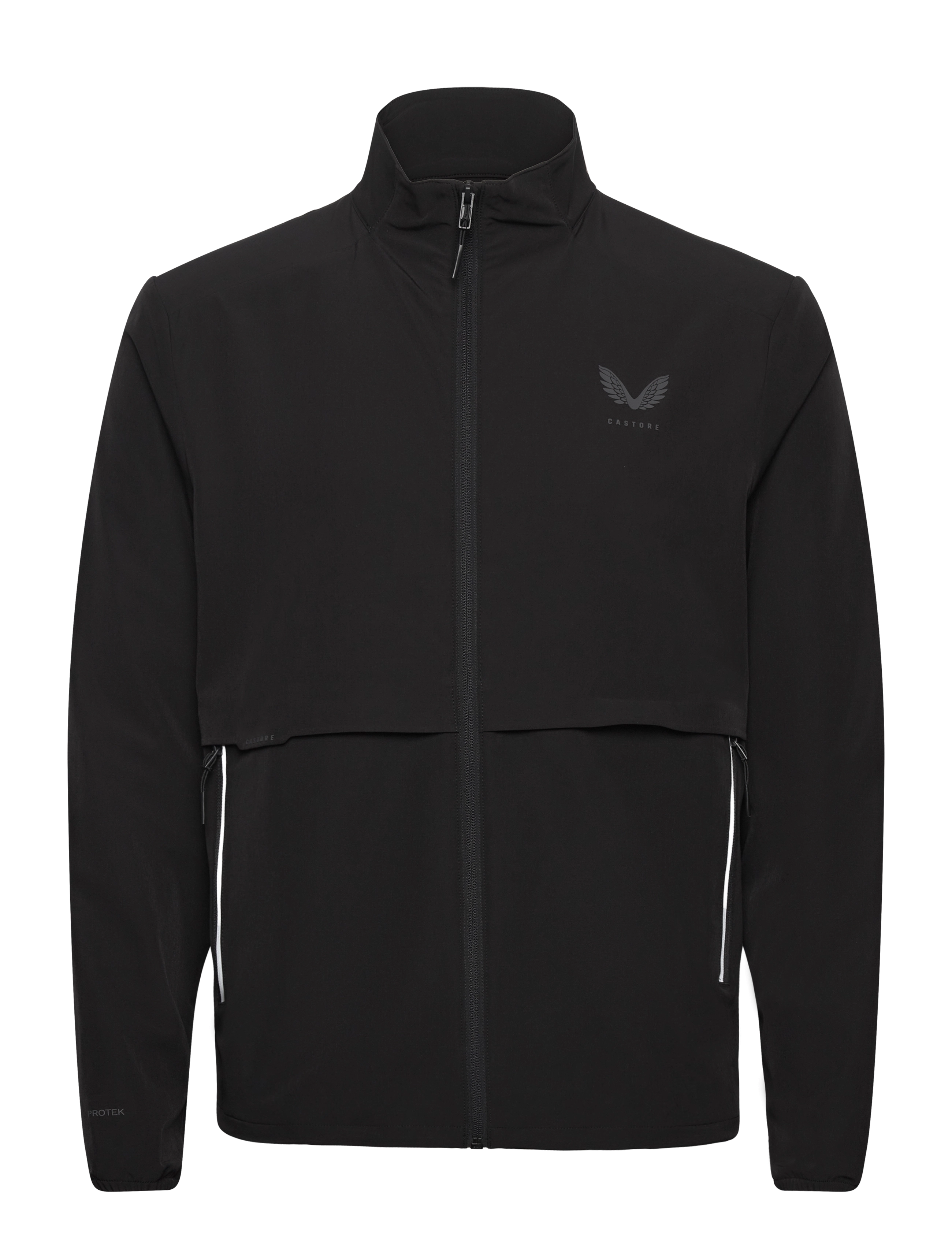 Castore WOVEN ZIP JACKET - Castore - BLACK / black