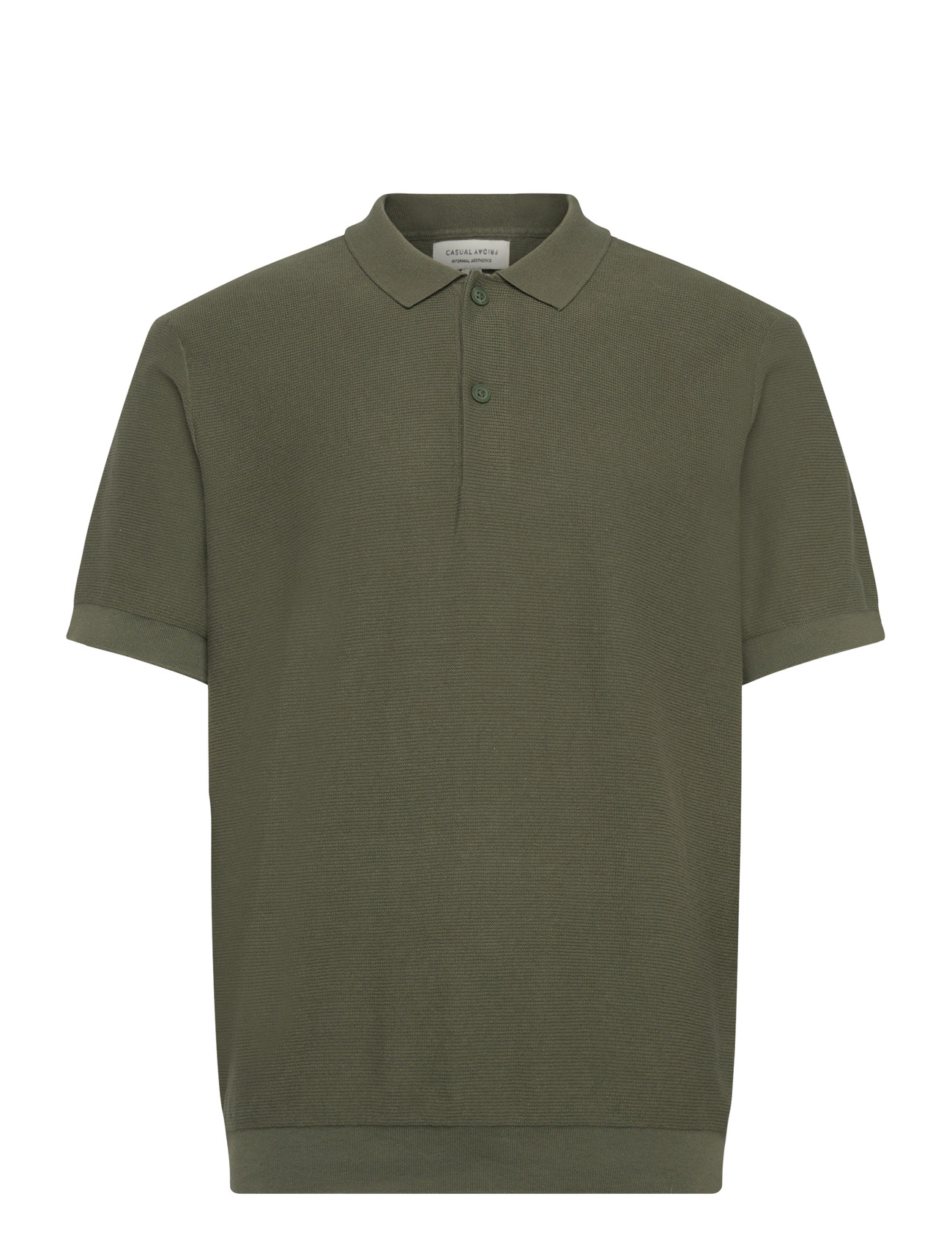 Casual Friday Cfedward Relaxed Polo Knit - Cream - S 2