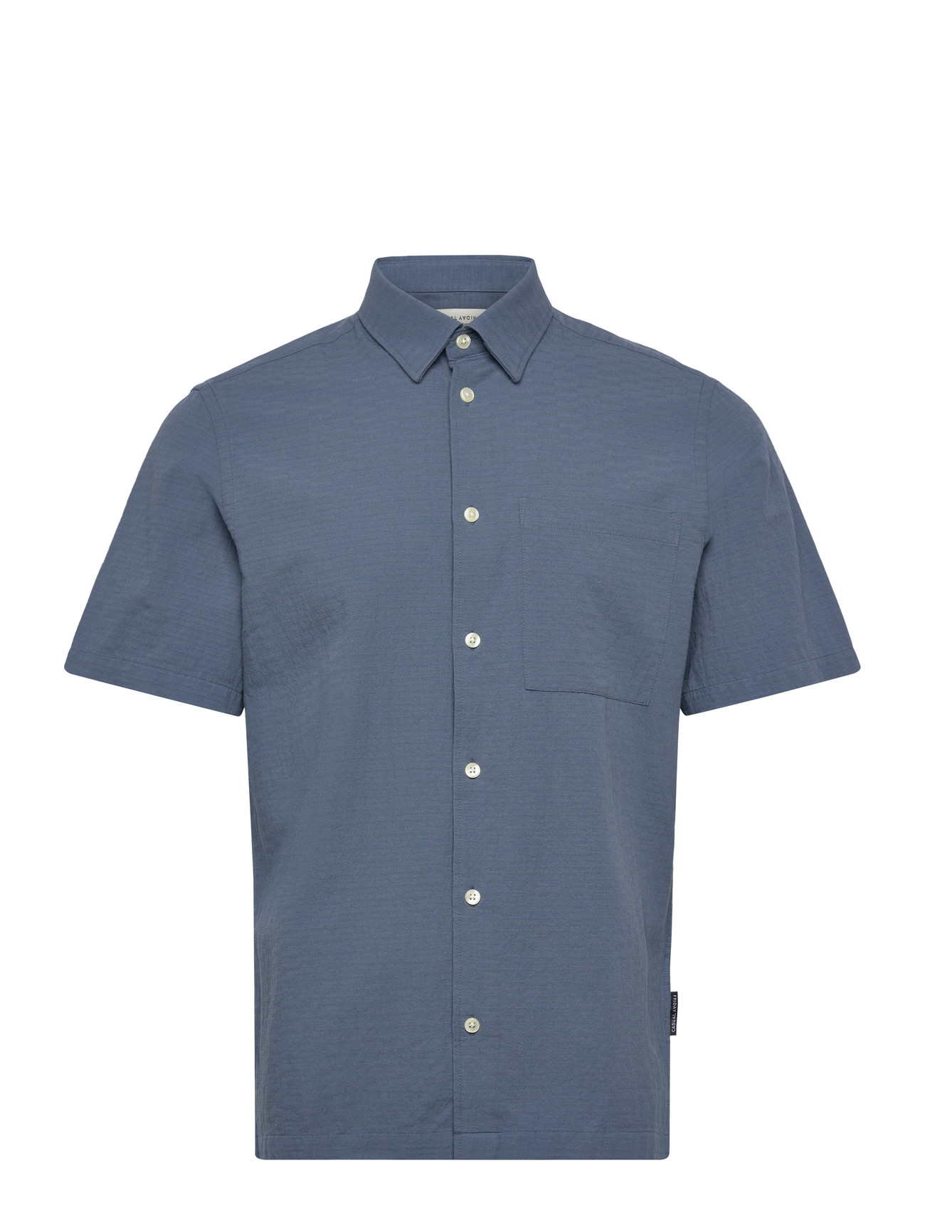 Casual Friday Cfaaberg Ss Structured Shirt - White - S 1
