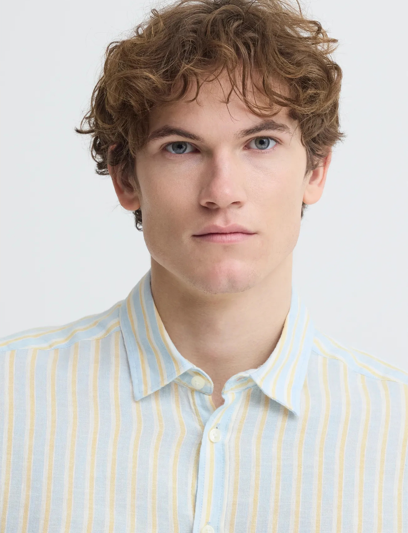 Casual Friday Cfrissa Ls Striped Linen - - S 1