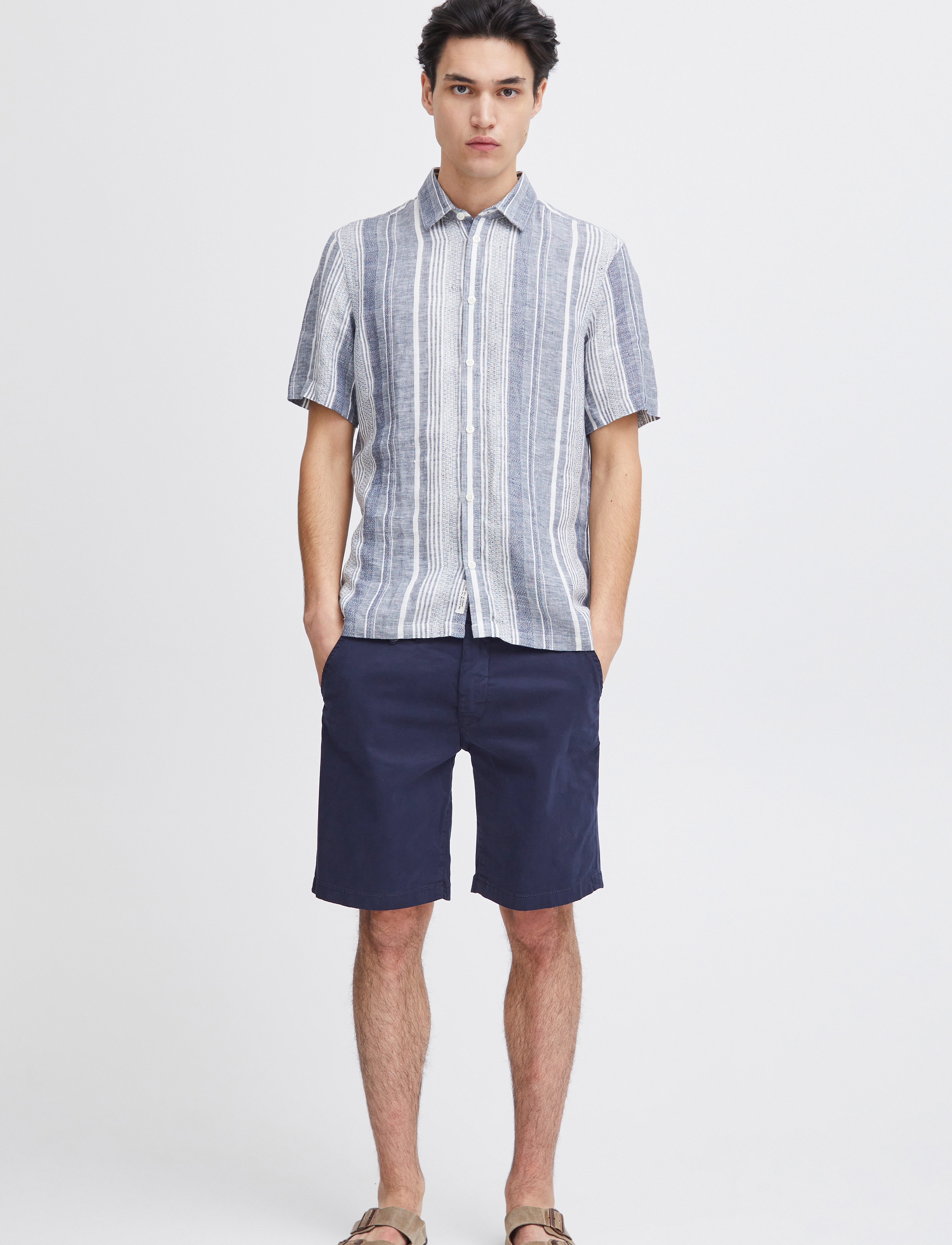 Casual Friday Allan Chino Shorts, XL, Marineblau - Männerswear