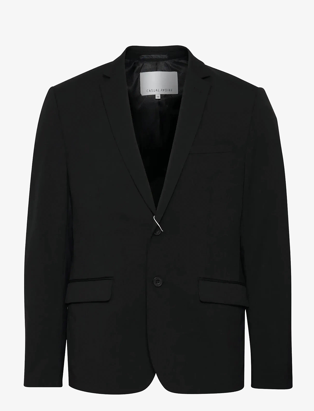 Casual Friday - CFBERND SUIT BLAZER - enkeltradede blazere - black - 1
