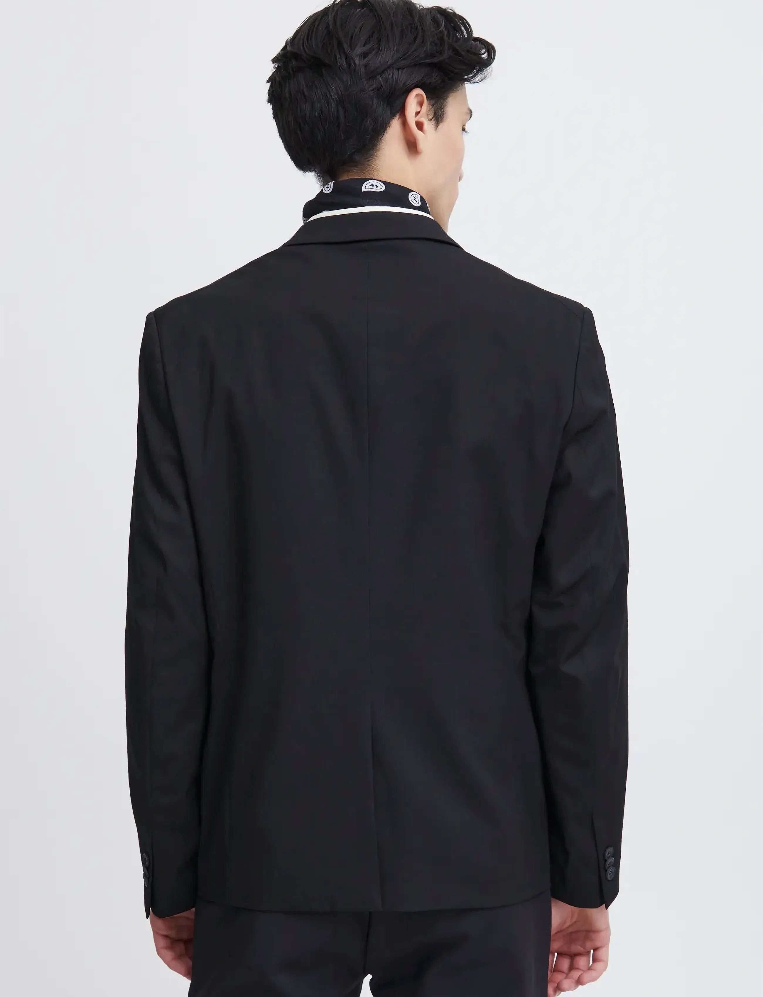 Casual Friday - CFBERND Blazer - enkeltradede blazere - black - 4