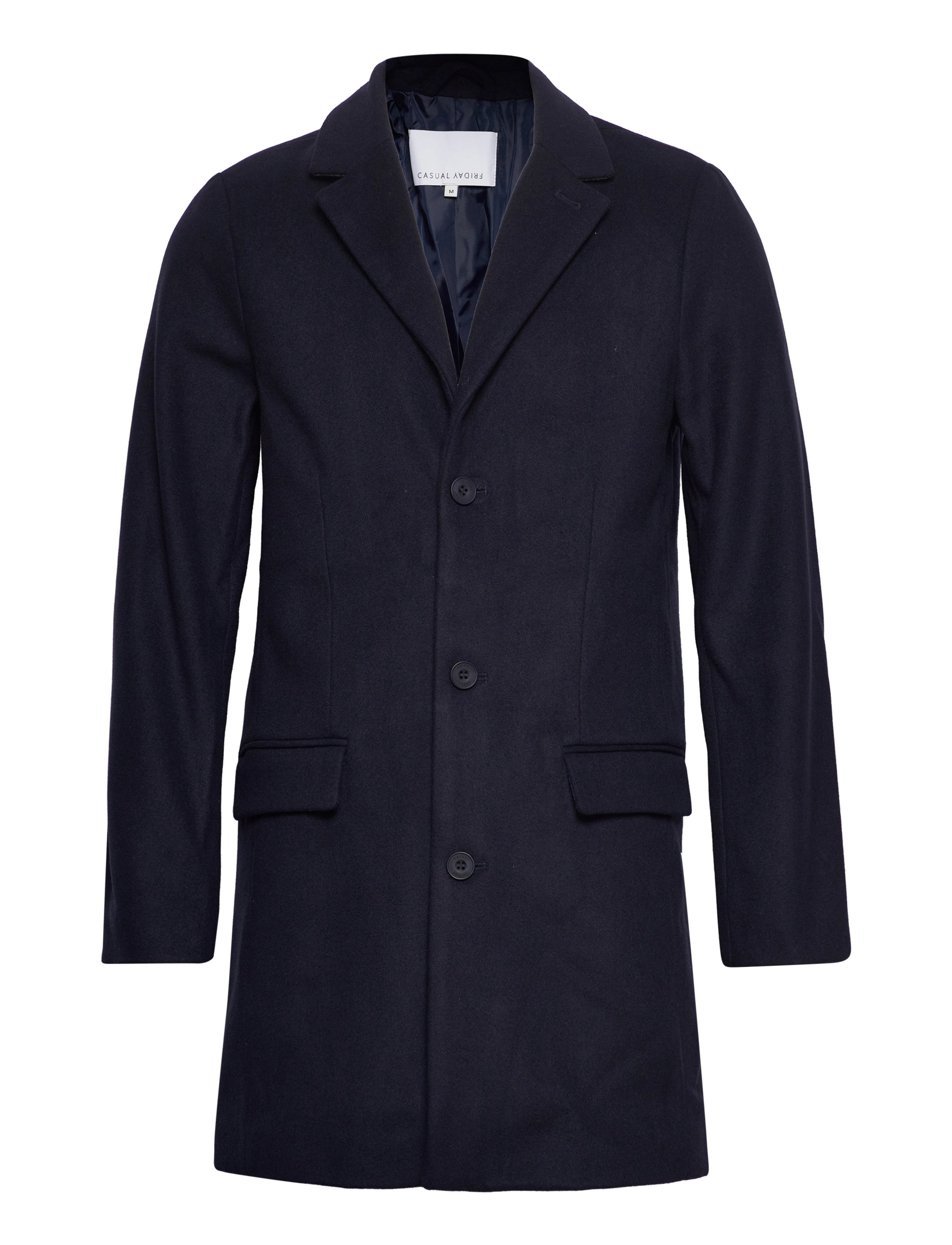 Casual Friday - Osbourne long coat - navy - 0