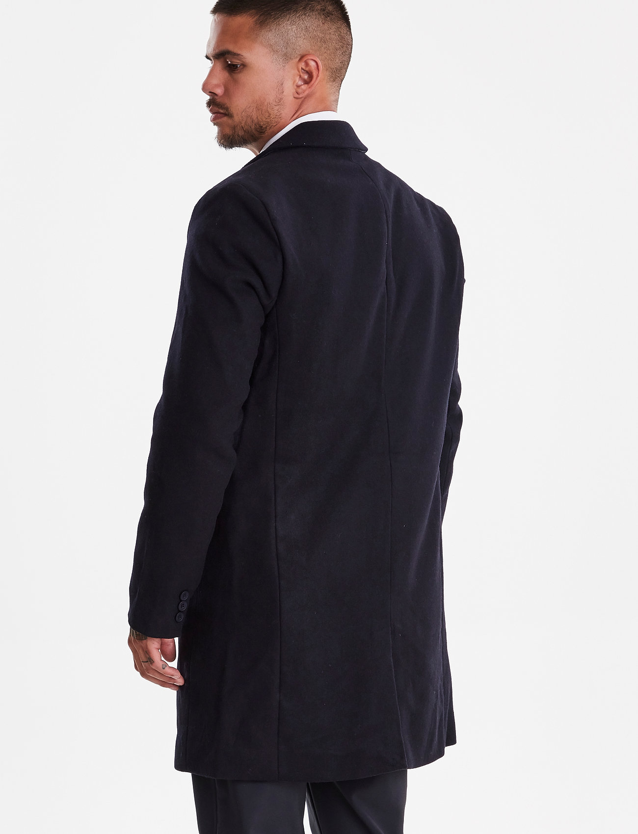 Casual Friday - Osbourne long coat - navy - 4