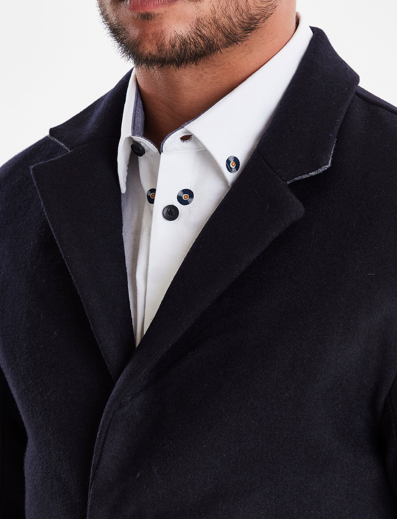 Casual Friday - Osbourne long coat - navy - 5