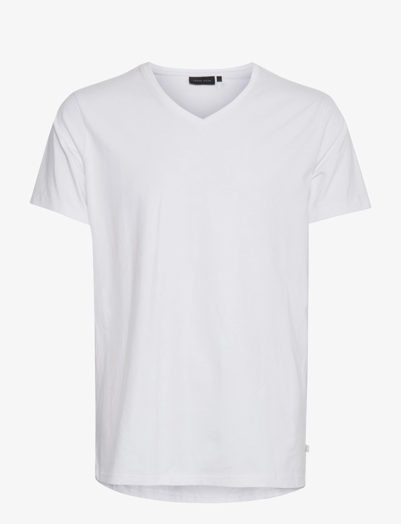 Casual Friday - CFLINCOLN V-neck tee - v-kaelusega t-särgid - bright white - 1