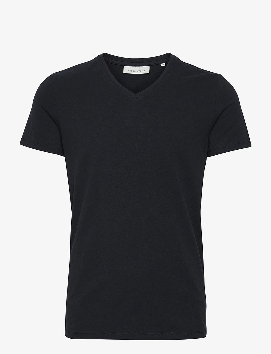 Casual Friday - CFLINCOLN V-neck tee - v-ringade t-shirts - night navy - 1