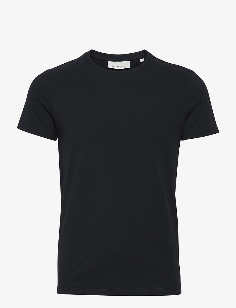 Casual Friday - CFDAVIDE crew neck tee - kortærmede t-shirts - black - 1
