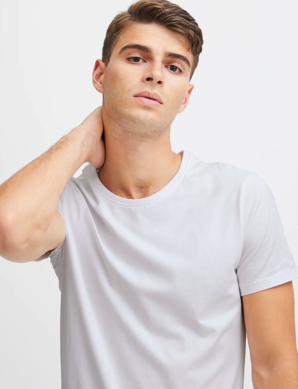 Casual Friday - CFDAVIDE crew neck tee - t-krekli ar īsām piedurknēm - bright white - 3