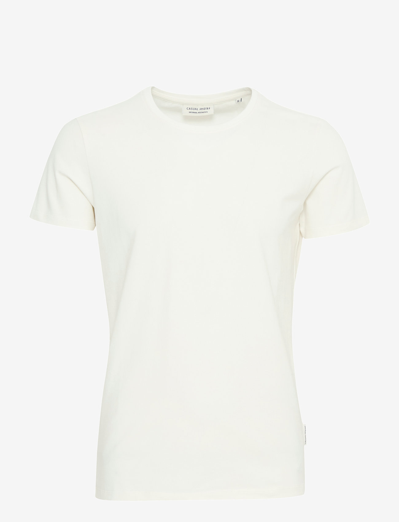 Casual Friday - CFDAVIDE crew neck tee - kurzärmelig - egret - 1