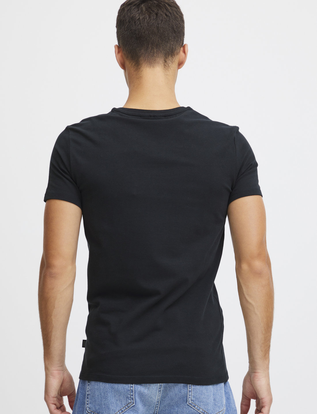 Casual Friday - CFDAVIDE crew neck tee - kortærmede t-shirts - night navy - 4