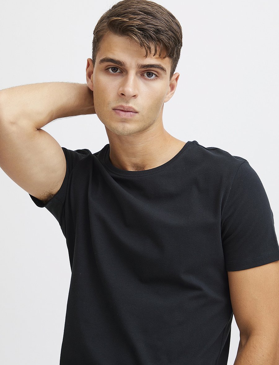Casual Friday - CFDAVIDE crew neck tee - kurzärmelige t-shirts - night navy - 5