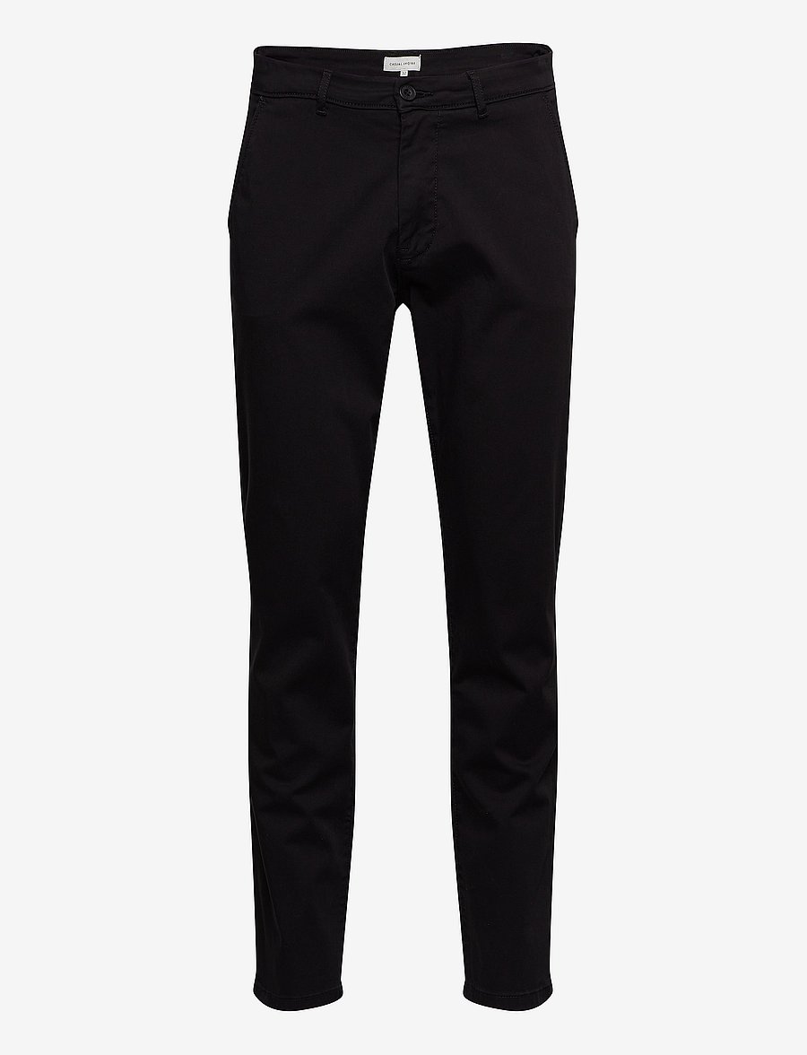 Casual Friday - CFVIGGO CHINO PANTS - pantalons chino - black - 1