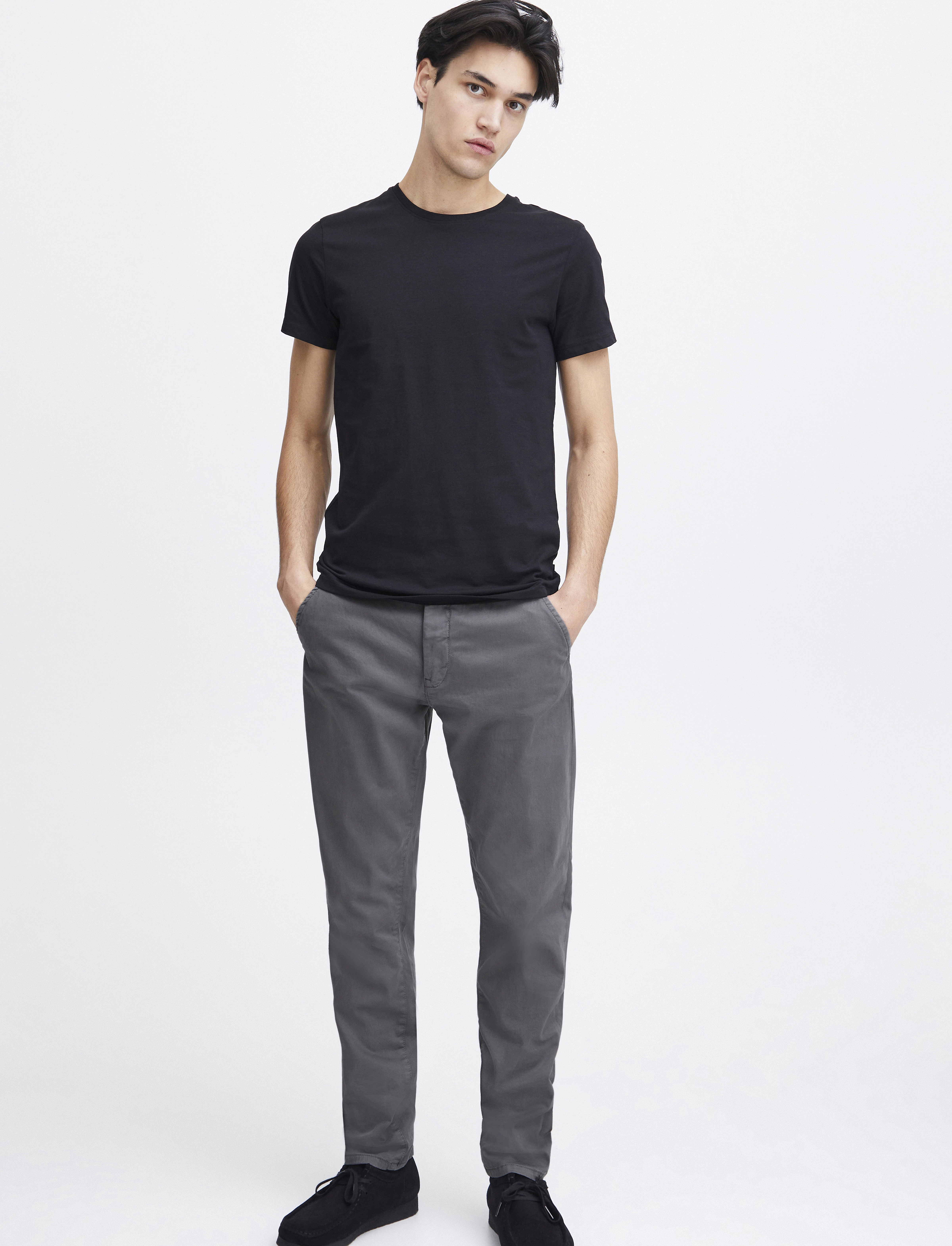 Casual Friday Cfviggo Chino Pants, 28 x 34, Grey, Bukser > Chinos, Herre