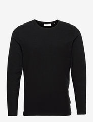 Casual Friday - CFTHEO LS tee - basic t-shirts - anthracite black - 0