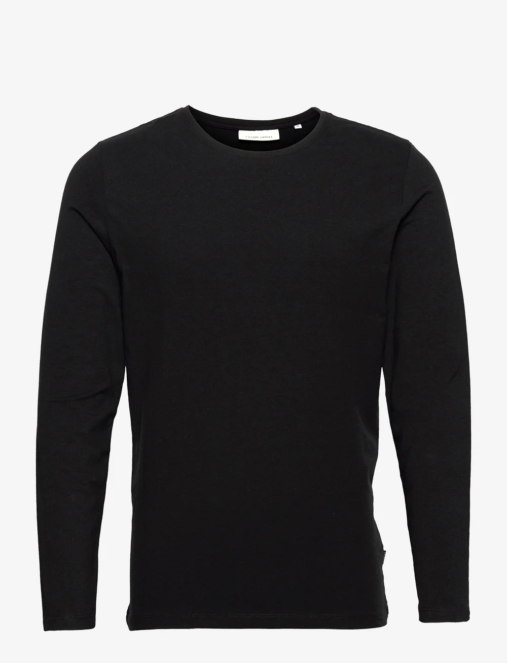 Casual Friday - CFTHEO LS tee - långärmade t-shirts - anthracite black - 1