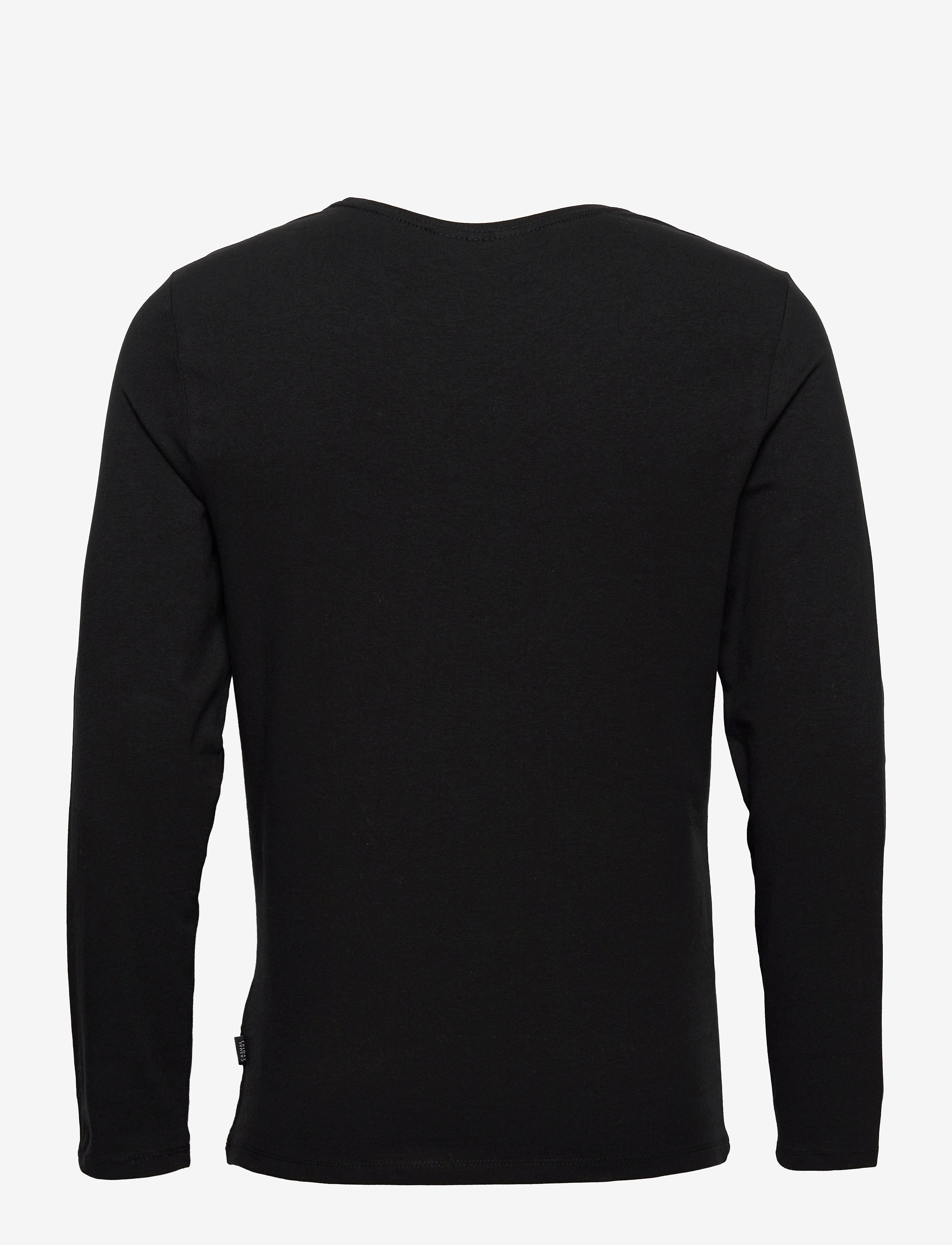Casual Friday - CFTHEO LS tee - langærmede t-shirts - anthracite black - 2