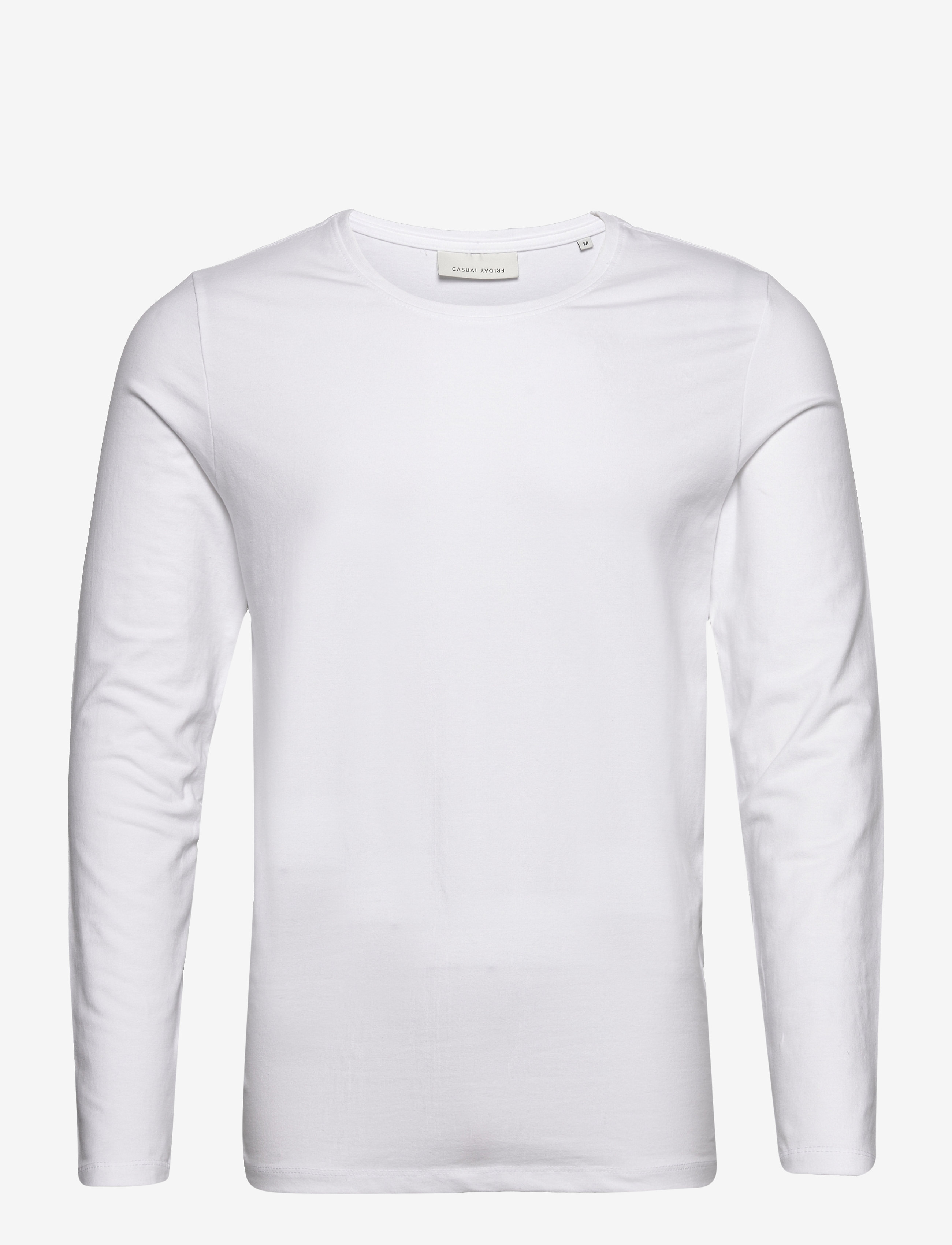 Casual Friday CFTHEO LS tee - T-shirts - BRIGHT WHITE / white