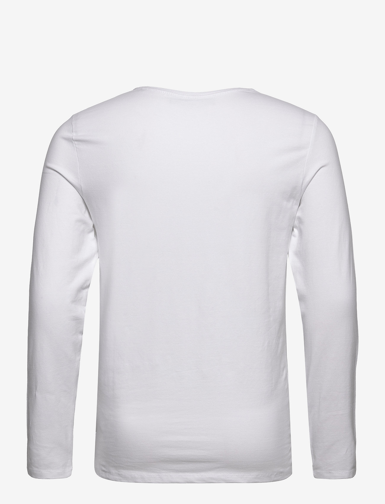 Casual Friday - CFTHEO LS tee - langærmede t-shirts - bright white - 2